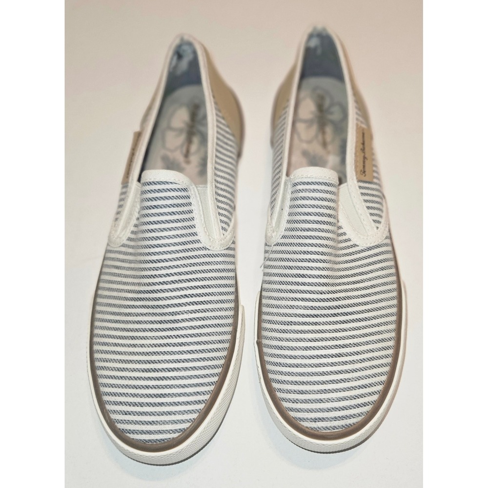 Tommy Bahama Women's Sailor Striped Slip On Shoe~Size 7.5~EUC